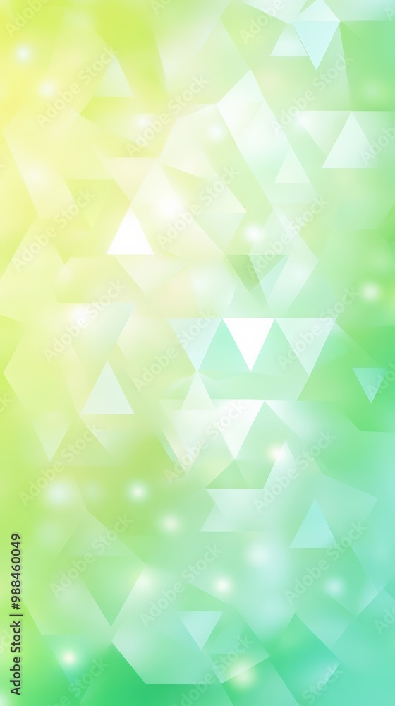 Poster abstract geometric background gradient soft light green bokeh for graphic business background