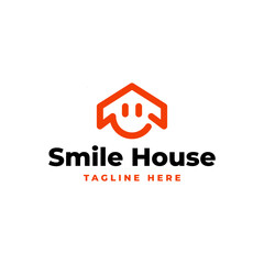 Smile House Home Logo Design. Logo Design for your Business Similar Real Estate and apart.