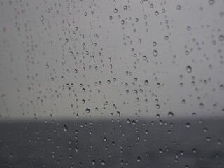 rain drop on the window