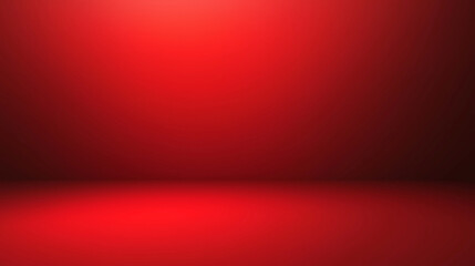 Obraz premium A solid red background with a subtle gradient from black at the edges to light red in the center. isolated on a solid red background. Illustrations 