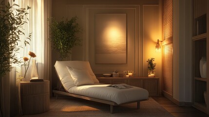 Cozy and Tranquil Home Retreat with Warm Lighting