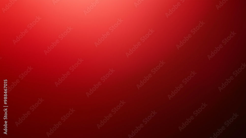 Wall mural a solid red background with a subtle gradient from black at the edges to light red in the center. is