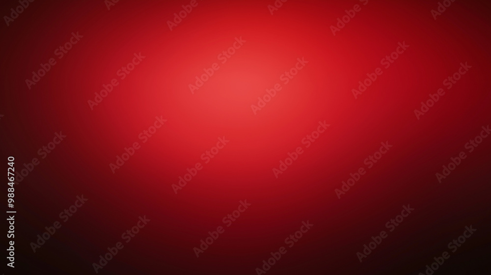 Wall mural a solid red background with a subtle gradient from black at the edges to light red in the center. is