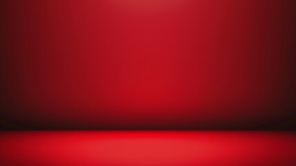 Obraz premium A solid red background with a subtle gradient from black at the edges to light red in the center. isolated on a solid red background. Illustrations 
