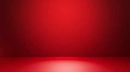Fototapeta premium A solid red background with a subtle gradient from black at the edges to light red in the center. isolated on a solid red background. Illustrations 