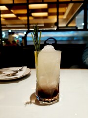 A refreshing non-alcoholic cocktail
