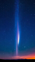 cinematic comet sky wallpaper 2