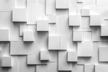 Obraz premium White background with squares