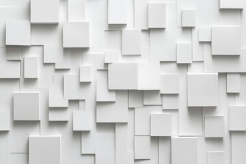 White background with squares