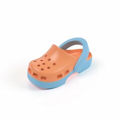 sandals in 3D style on a white background
