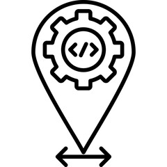 Web Positioning Icon