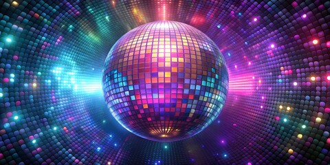 disco ball with lights wallpaper background