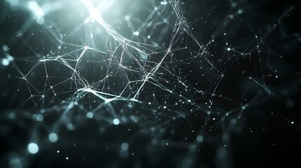 Abstract Network Connection Concept - Digital Technology Background