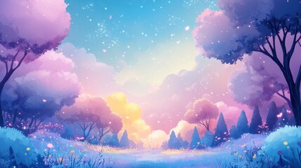 Enchanting Winter Wonderland: A Dreamlike Landscape of Beauty