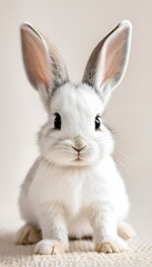 baby rabbit little  rabbit hare little baby adorable animal baby animal brown rabbit cute ear easter fluffy friendly frightened fun fur furry happy isolated isolation lying mammal pet rodent small