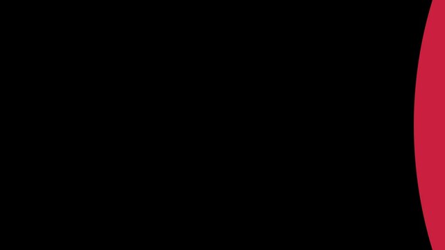 Simple circle slide transition animation that moves from the side. There are 8 color choices suitable for video editing needs. Alpha channel only at 4K