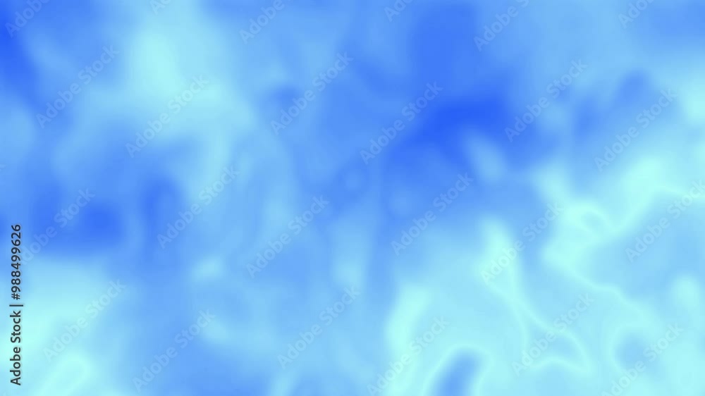 Poster serene blue liquid abstract background - vibrant plasma textures with smooth, pulsating light and et