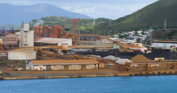 Doniambo Nickel Smelter Plant, Noumea, New Caledonia.