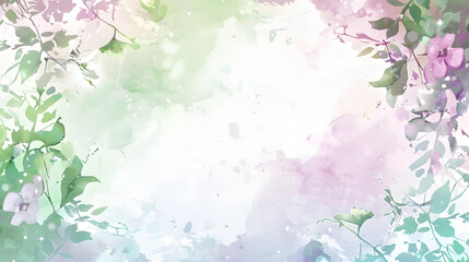 Embellished Frame Background watercolor