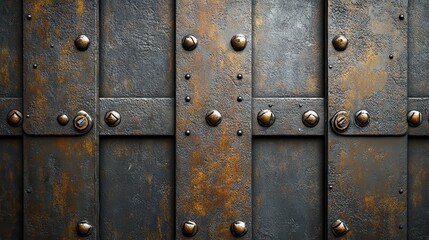 Fototapeta premium Background of metal plates forming a textured surface