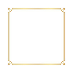 chinese frame square line, certificate frame, antique china border gold frame, chinese new year frame outline