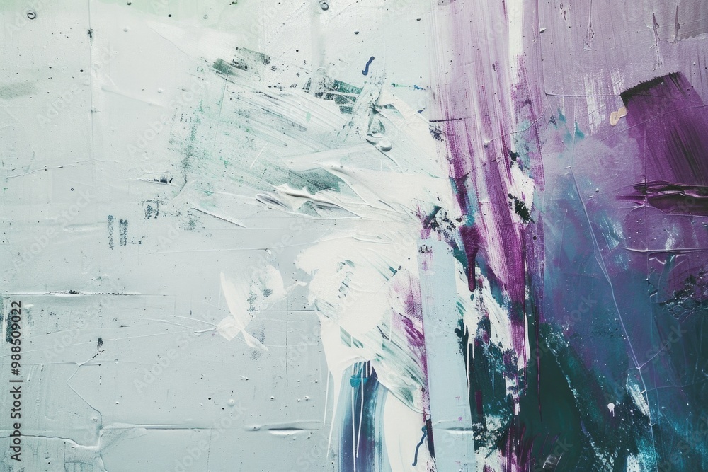 Poster vibrant splashes of color on canvas. includes frame if desired.
