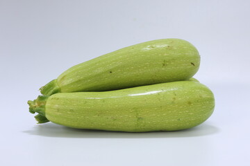 zucchini isolated on a white background