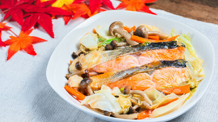 鮭のちゃんちゃん焼き