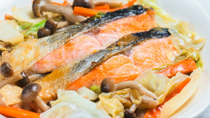 鮭のちゃんちゃん焼き