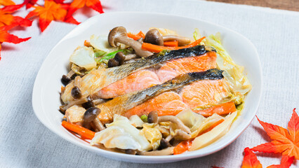 鮭のちゃんちゃん焼き