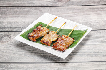 Thai cuisine - grilled pork skewer