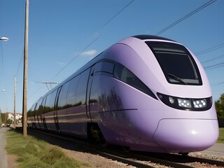 future train on the railway