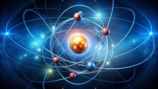 The tiny oxygen atom's 8 electrons whizz by the nucleus, hopping between energy levels, with the innermost shell