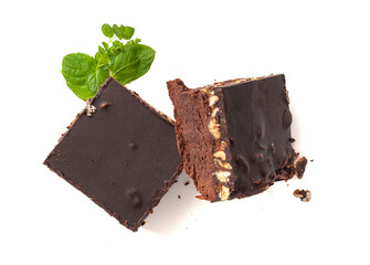 Nut Brownie, Homemade German Chocolate Cake, Chocolate Peanuts Cake, Brownie Square Piece