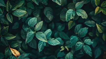 Green leaves background. Natural green leaves plants using as spring background cover page environment ecology or greenery wallpaper