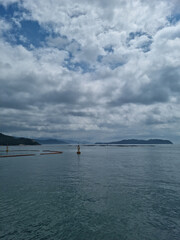 
Cloudy sky and South Sea scenery