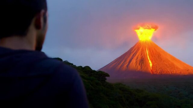 volcano eruption volcano