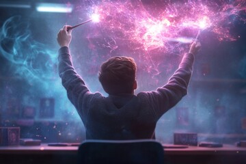 Enchanted Studies: A Young Sorcerer’s Journey Through Ancient Knowledge