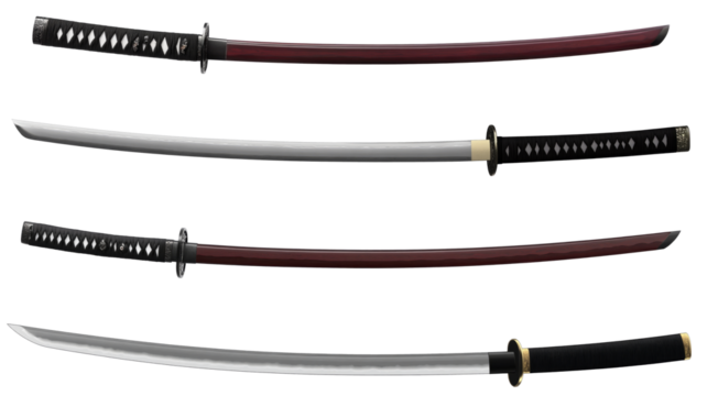 Kantana sword or A samurai katana sword.
