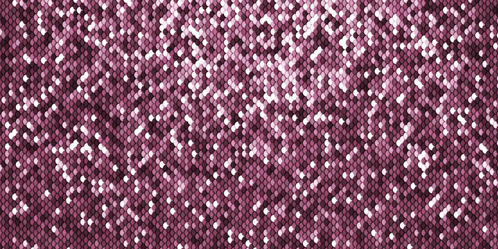 Pink sequins creating a shimmering and festive texture