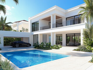Fototapeta premium Contemporary house