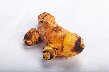 Fresh curcuma root for cooking