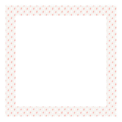 Frame with with freehand doodles. Background for children or trendy design with basic shapes.