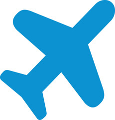 Airplane icon logo design