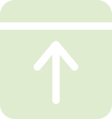 Align Top icon logo design