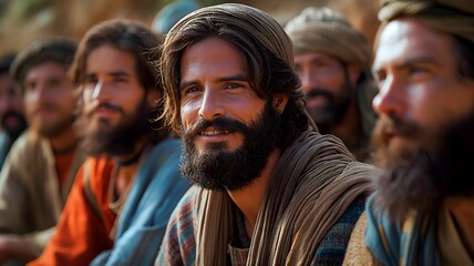 Biblical illustration, Jesus Sends His Twelve Apostles to the Lost Sheep of the People of Israel