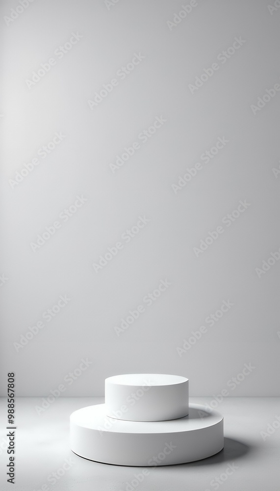Aufkleber background illustration minimalism pedestal abstract 3d three-dimensional abstract art background co