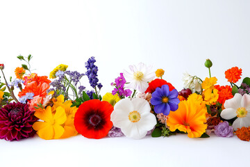 Beautiful flower image arrangement elements