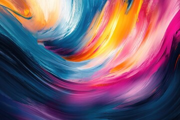 Colorful Paint Wave