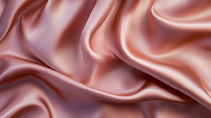 Obraz premium Close up of smooth, pink satin fabric.